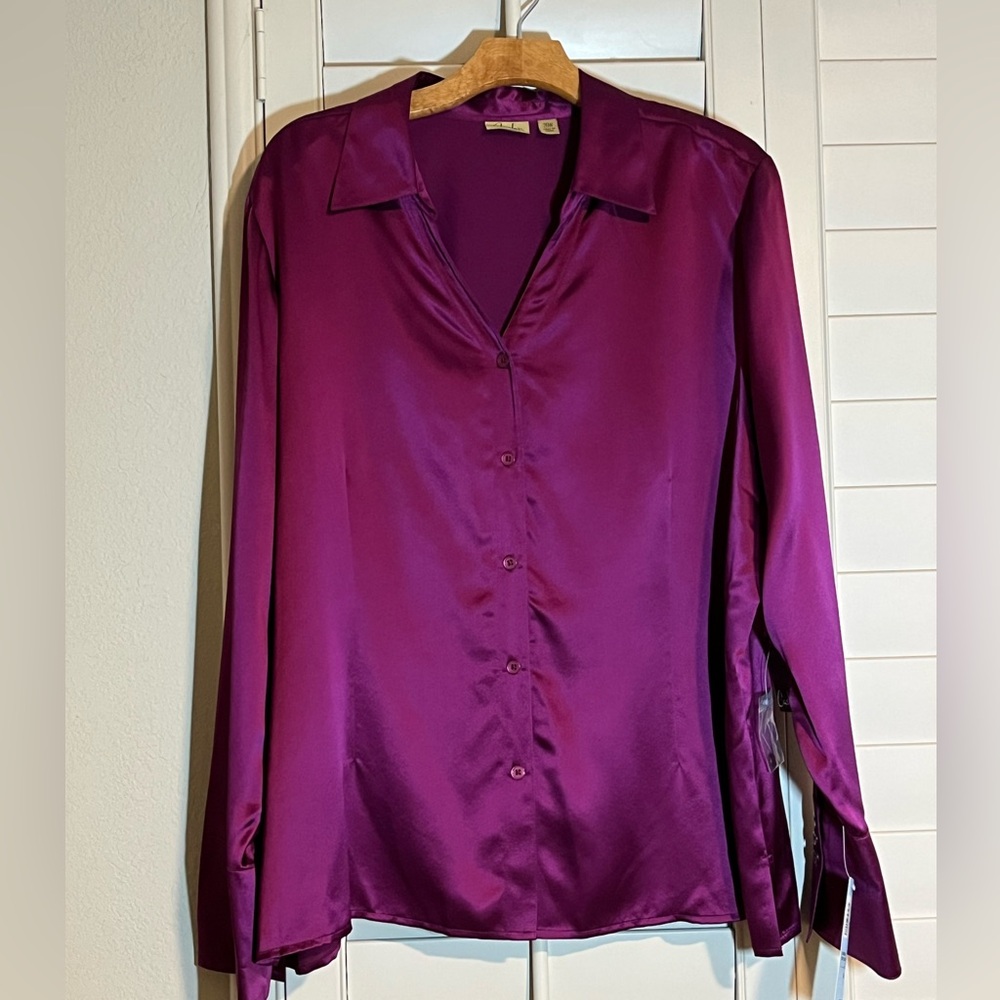 Caslon - NWT Elegant Purple Women's Top